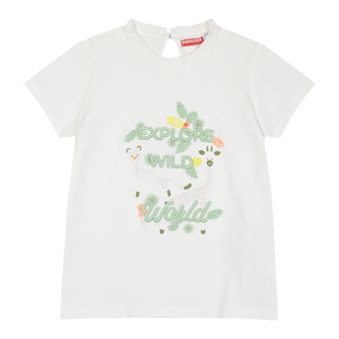 Παιδική μπλούζα με τύπωμα και κέντημα για κορίτσι | ΕΚΡΟΥ ΚΟΡΙΤΣΙ 1-6>Μπλούζα>ΝΕΕΣ ΑΦΙΞΕΙΣ>Μπλούζα