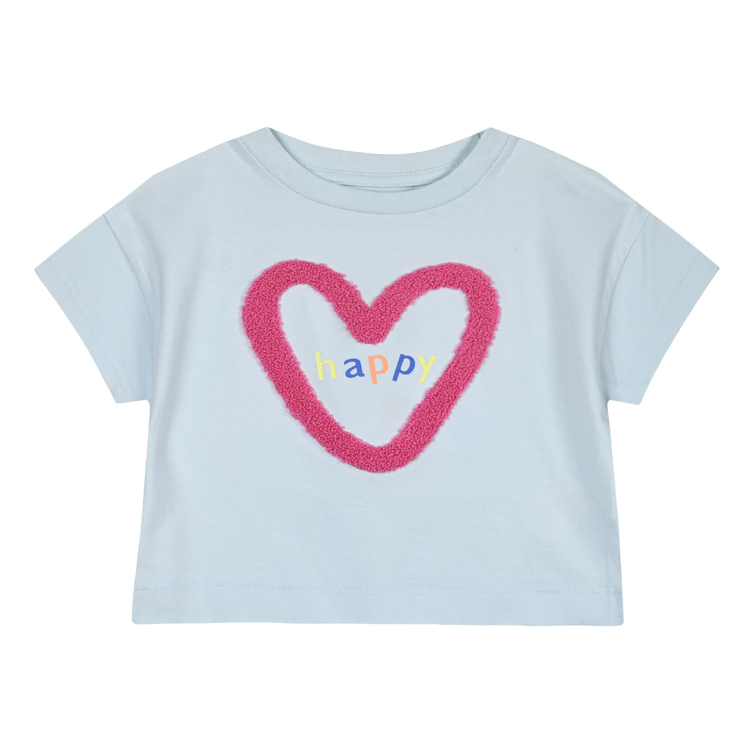 Παιδική μπλούζα κροπ με τύπωμα για κορίτσι | SKY WAY ΚΟΡΙΤΣΙ 1-6>Μπλούζα>ΝΕΕΣ ΑΦΙΞΕΙΣ>Μπλούζα