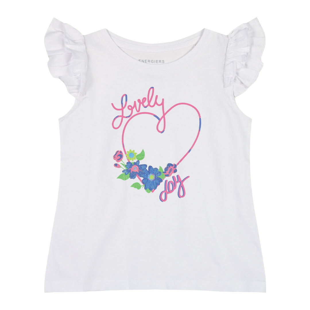 Παιδική αμάνικη μπλούζα με τύπωμα για κορίτσι | ΛΕΥΚΟ ΚΟΡΙΤΣΙ 1-6>Μπλούζα>ΝΕΕΣ ΑΦΙΞΕΙΣ>Μπλούζα