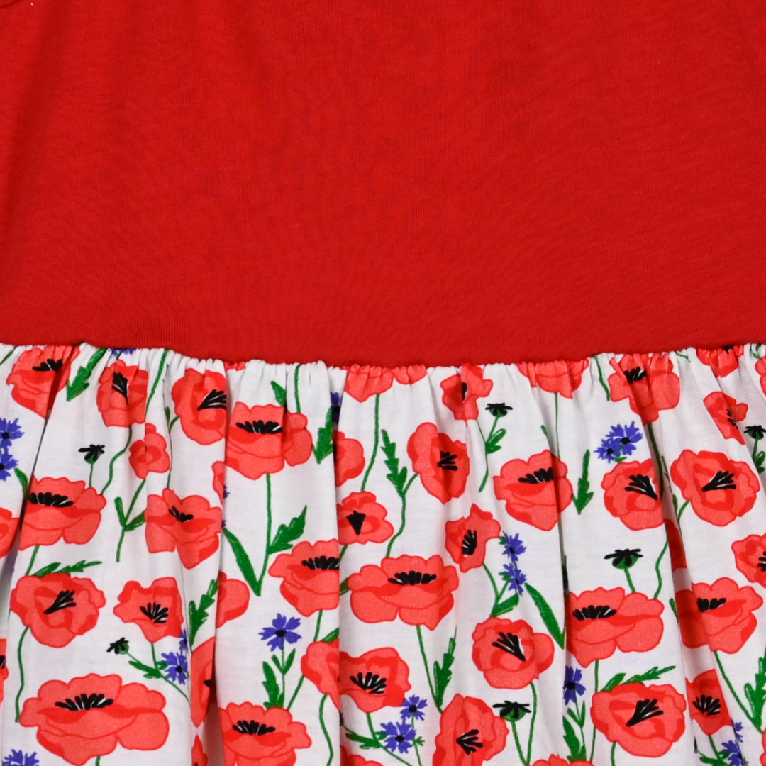 Παιδικό αμάνκο φόρεμα φλοράλ για κορίτσι | ΕΜΠΡΙΜΕ - 3
