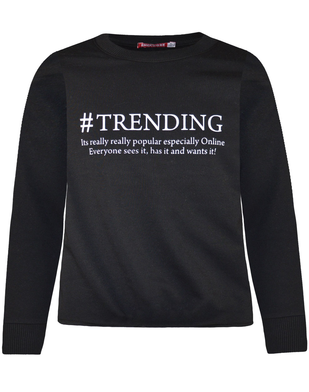 Φούτερ μπλούζα για κορίτσι | ΜΑΥΡΟ