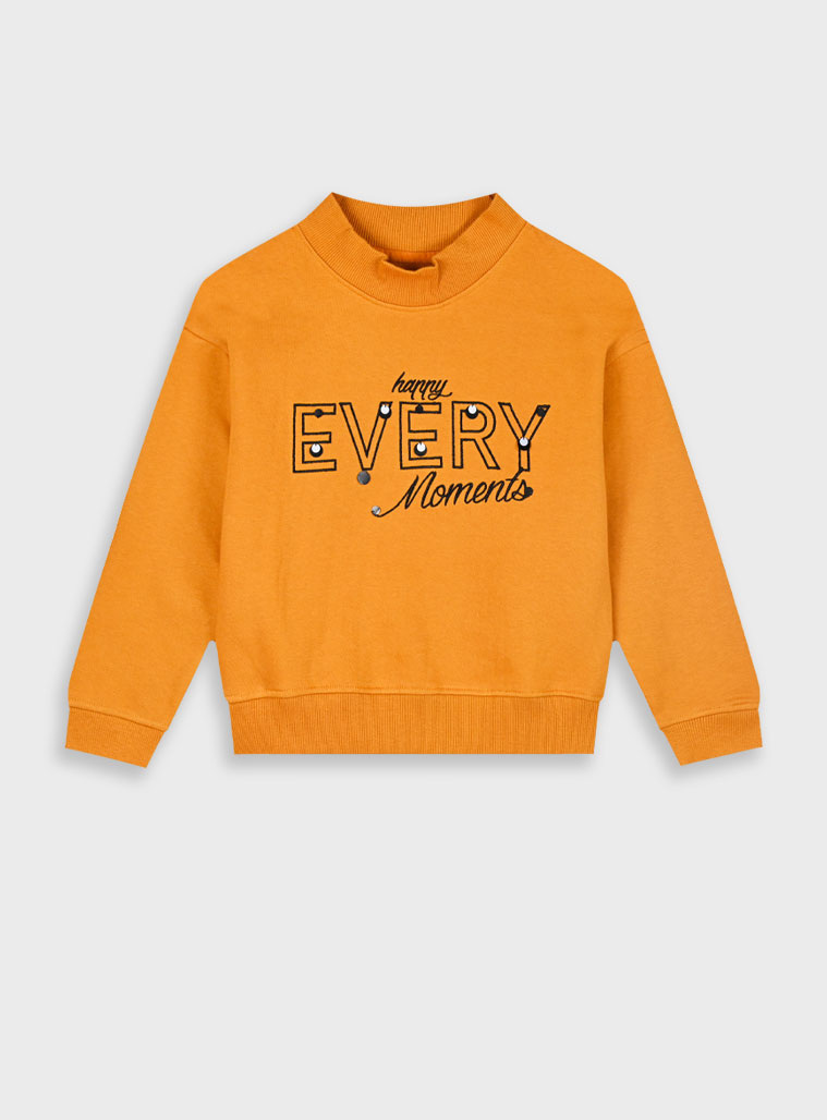 Φούτερ μπλούζα με κέντημα για κορίτσι | ΚΕΧΡΙΜΠΑΡΙ