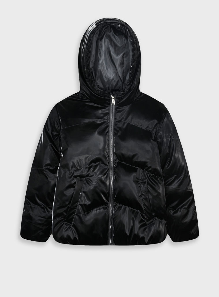 Μπουφάν με κουκούλα | ΜΑΥΡΟ φωτογραφία