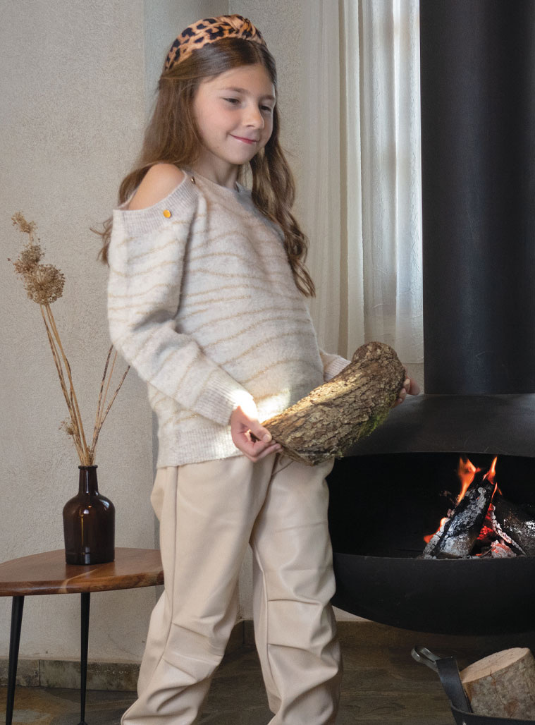 Παιδικά ρούχα - κορίτσι Energiers - ΣΗΜΑΝΤΙΚΟ: Σε περίπτωση διαφοράς τιμής από το κατάστημα ισχύει παντα και μόνο η τιμή του καταστήματος Δερματίνη παντελόνα | ΒΑΝΙΛΙΑ