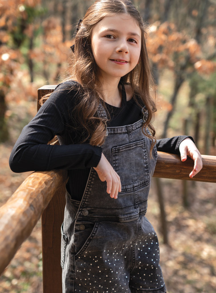 Παιδικά ρούχα - κορίτσι Energiers - ΣΗΜΑΝΤΙΚΟ: Σε περίπτωση διαφοράς τιμής από το κατάστημα ισχύει παντα και μόνο η τιμή του καταστήματος Σαλοπέτα σορτς | ΜΑΥΡΟ ΤΖΗΝ