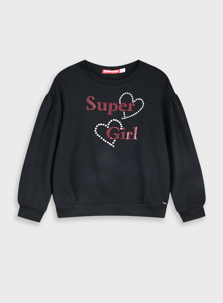 Παιδικά ρούχα - κορίτσι Energiers - ΣΗΜΑΝΤΙΚΟ: Σε περίπτωση διαφοράς τιμής από το κατάστημα ισχύει παντα και μόνο η τιμή του καταστήματος Μπλούζα | ΜΑΥΡΟ