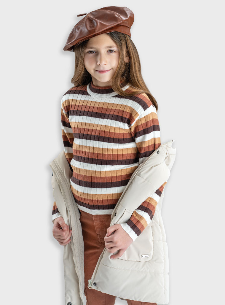 Παιδικά ρούχα - κορίτσι Energiers - ΣΗΜΑΝΤΙΚΟ: Σε περίπτωση διαφοράς τιμής από το κατάστημα ισχύει παντα και μόνο η τιμή του καταστήματος Αμάνικο μπουφάν γιλέκο | ΒΑΝΙΛΙΑ