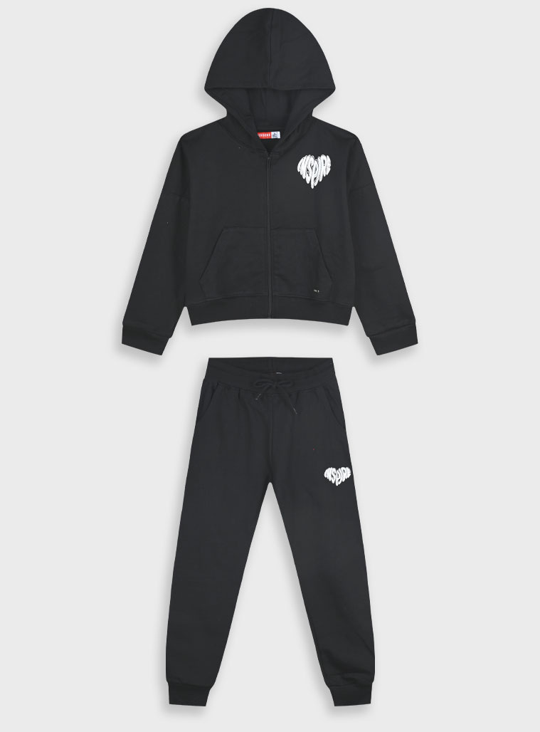 Παιδικά ρούχα - κορίτσι Energiers - ΣΗΜΑΝΤΙΚΟ: Σε περίπτωση διαφοράς τιμής από το κατάστημα ισχύει παντα και μόνο η τιμή του καταστήματος Φούτερ φόρμα με τύπωμα | ΜΑΥΡΟ