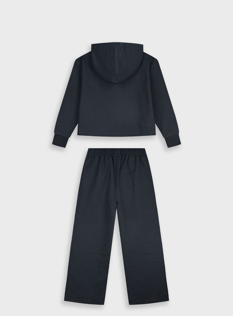 Φούτερ φόρμα με τύπωμα | ΜΑΥΡΟ φωτογραφία