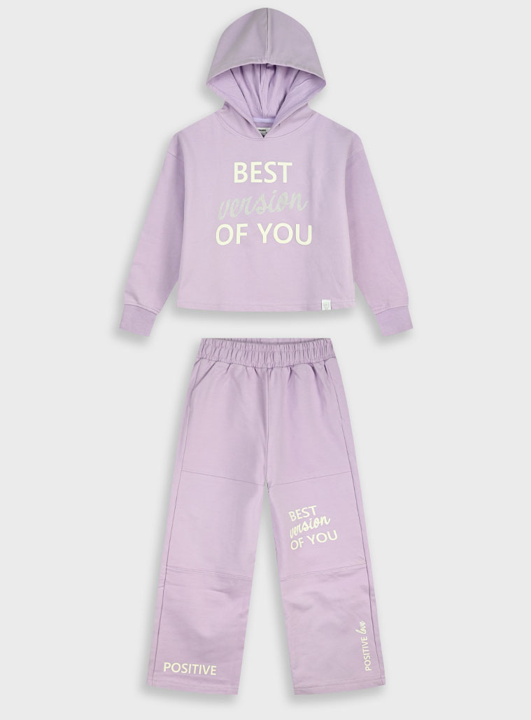 Παιδικά ρούχα - κορίτσι Energiers - ΣΗΜΑΝΤΙΚΟ: Σε περίπτωση διαφοράς τιμής από το κατάστημα ισχύει παντα και μόνο η τιμή του καταστήματος Φούτερ φόρμα με τύπωμα | ΒΙΟΛΕΤΙ