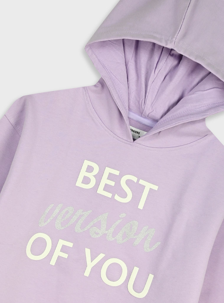 Φούτερ φόρμα με τύπωμα | ΒΙΟΛΕΤΙ φωτογραφία