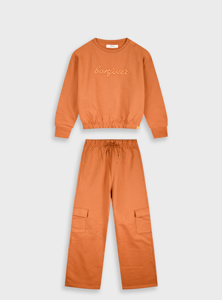 Παιδικά ρούχα - κορίτσι Energiers - ΣΗΜΑΝΤΙΚΟ: Σε περίπτωση διαφοράς τιμής από το κατάστημα ισχύει παντα και μόνο η τιμή του καταστήματος Φούτερ φόρμα με κέντημα | ΚΑΜΗΛΟ