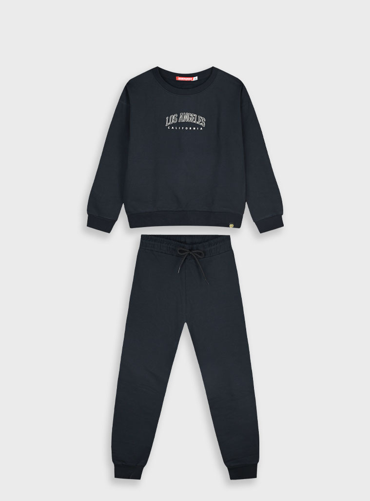 Παιδικά ρούχα - κορίτσι Energiers - ΣΗΜΑΝΤΙΚΟ: Σε περίπτωση διαφοράς τιμής από το κατάστημα ισχύει παντα και μόνο η τιμή του καταστήματος Φούτερ φόρμα με τύπωμα | ΜΑΥΡΟ