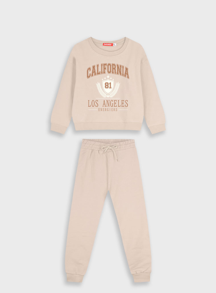 Παιδικά ρούχα - κορίτσι Energiers - ΣΗΜΑΝΤΙΚΟ: Σε περίπτωση διαφοράς τιμής από το κατάστημα ισχύει παντα και μόνο η τιμή του καταστήματος Φούτερ φόρμα με τύπωμα | ΒΑΝΙΛΙΑ