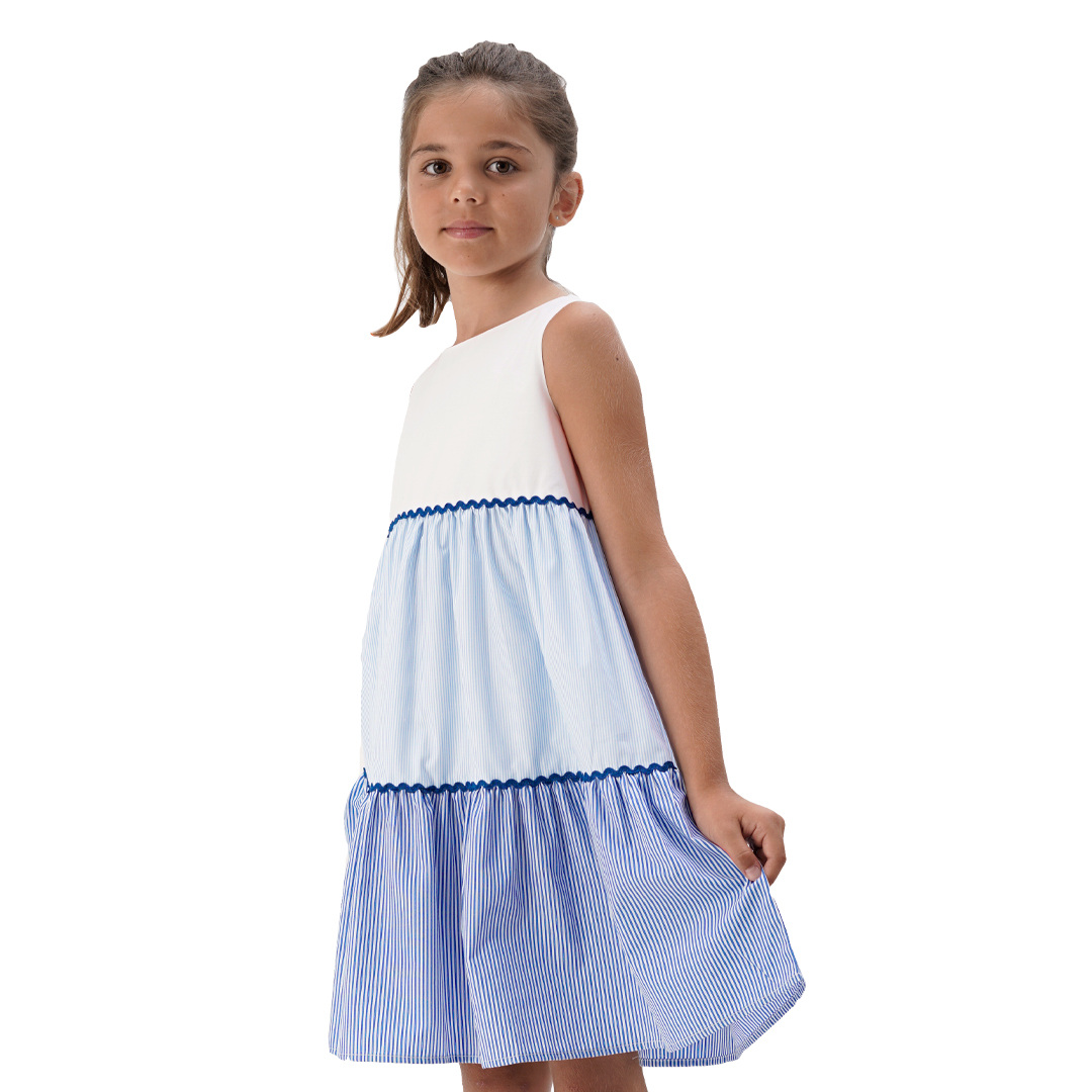 Παιδικό αμάνικο ριγέ φόρεμα για κορίτσι | ΛΕΥΚΟ ΚΟΡΙΤΣΙ 6-16>Φόρεμα>ΝΕΕΣ ΑΦΙΞΕΙΣ>Φόρεμα