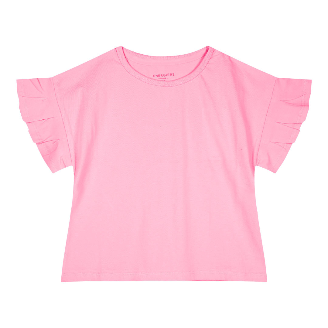 Παιδική μπλούζα με φραμπαλά μανίκια για κορίτσι | ΡΟΖ ΚΟΡΙΤΣΙ 6-16>Μπλούζα>ΝΕΕΣ ΑΦΙΞΕΙΣ>Μπλούζα