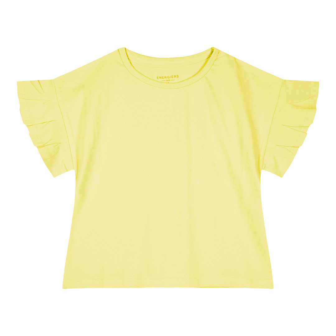 Παιδική μπλούζα με φραμπαλά μανίκια για κορίτσι | ΛΕΜΟΝΙ ΚΟΡΙΤΣΙ 6-16>Μπλούζα>ΝΕΕΣ ΑΦΙΞΕΙΣ>Μπλούζα