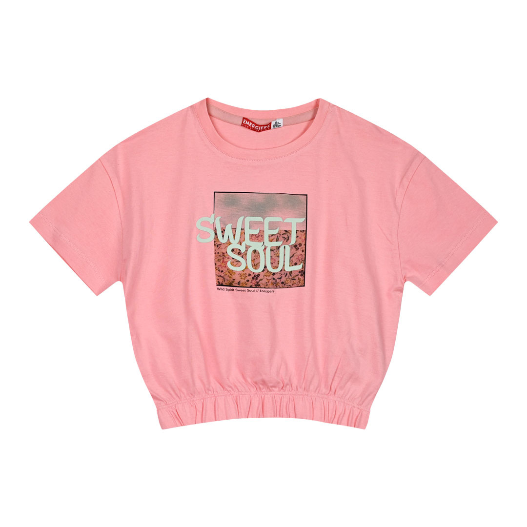 Παιδική μπλούζα κροπ με τύπωμα για κορίτσι | FLAMINGO PINK ΚΟΡΙΤΣΙ 6-16>Μπλούζα>ΝΕΕΣ ΑΦΙΞΕΙΣ>Μπλούζα