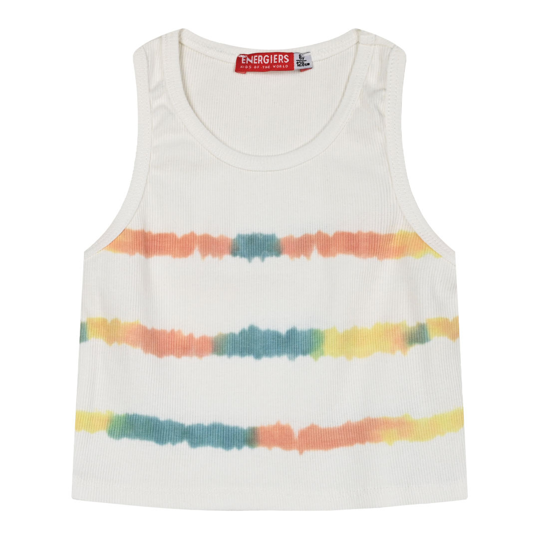 Παιδική αμάνικη μπλούζα με τύπωμα τύπου tie dye για κορίτσι | ΕΚΡΟΥ ΚΟΡΙΤΣΙ 6-16>Μπλούζα>ΝΕΕΣ ΑΦΙΞΕΙΣ>Μπλούζα