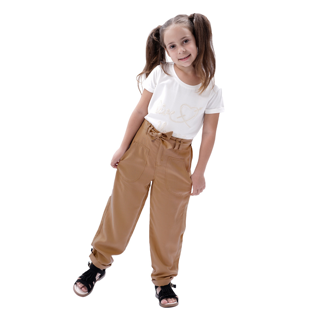 Παιδικό παντελόνι με ζώνη για κορίτσι | ΜΟΚΑ ΚΟΡΙΤΣΙ 6-16>Παντελόνι>ΝΕΕΣ ΑΦΙΞΕΙΣ>Παντελόνι