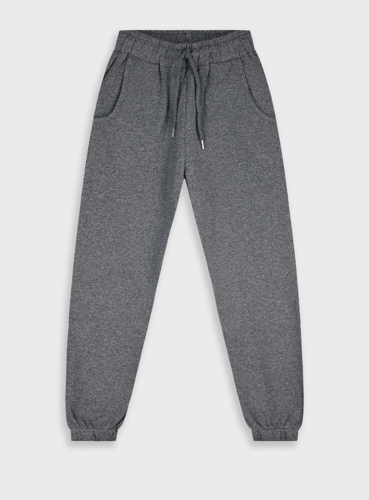 Energiers Energiers Basic Line unisex φούτερ παντελόνι φόρμας | ΣΚΟΥΡΟ ΜΕΛΑΝΖΕ