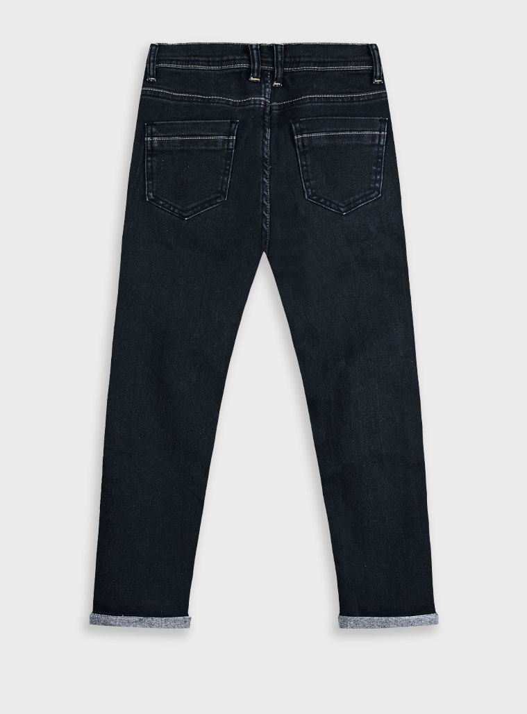 Energiers Basic Line unisex 5τσεπο ελαστικό τζην | ΜΑΥΡΟ ΤΖΗΝ φωτογραφία