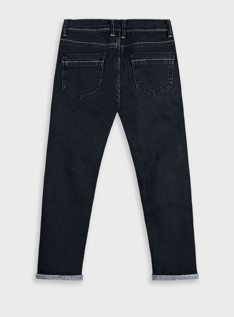 Energiers Basic Line unisex 5τσεπο ελαστικό τζην | ΜΑΥΡΟ ΤΖΗΝ φωτογραφία