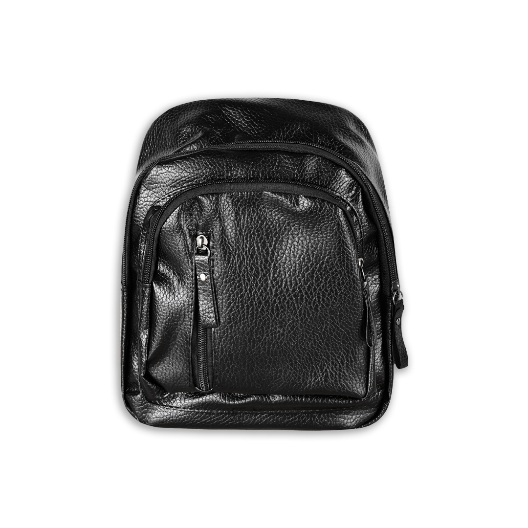 Δερμάτινο backpack | ΜΑΥΡΟ φωτογραφία