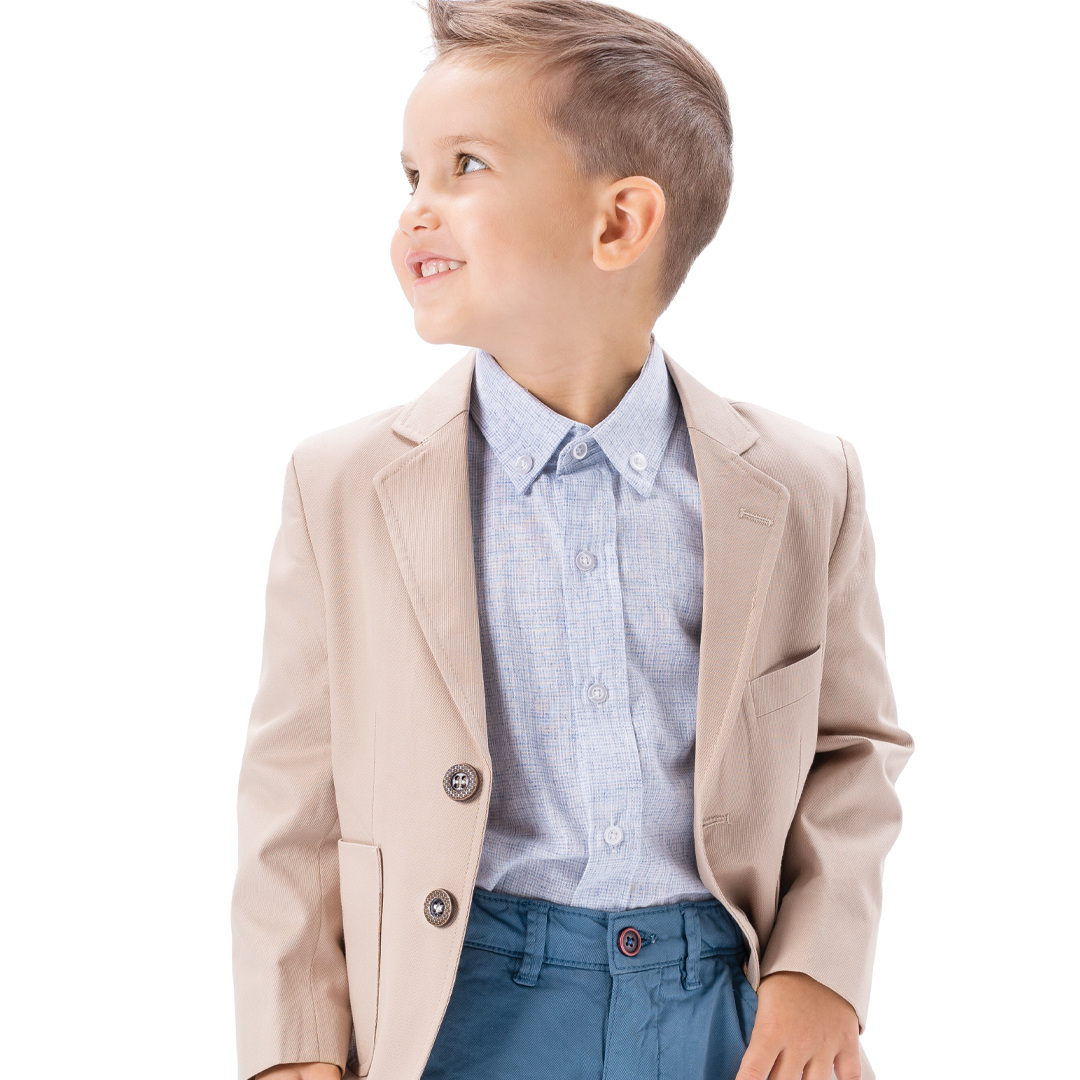 Παιδικό πουκάμισο για καλό ντύσιμο για αγόρι | ΜΠΛΕ ΑΓΟΡΙ 1-6>Πουκάμισο>ΝΕΕΣ ΑΦΙΞΕΙΣ>Πουκάμισο