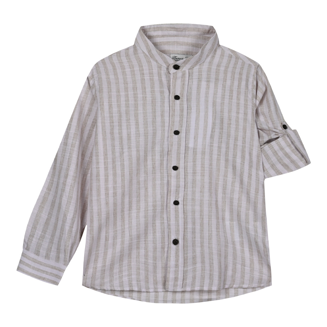 Παιδικό ριγέ πουκάμισο για καλό ντύσιμο για αγόρι | ΜΠΕΖ ΑΓΟΡΙ 1-6>Πουκάμισο>ΝΕΕΣ ΑΦΙΞΕΙΣ>Πουκάμισο
