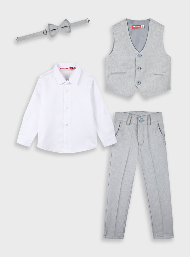 Energiers Boutique σετ 4τμχ για αγόρι | ΓΚΡΙ