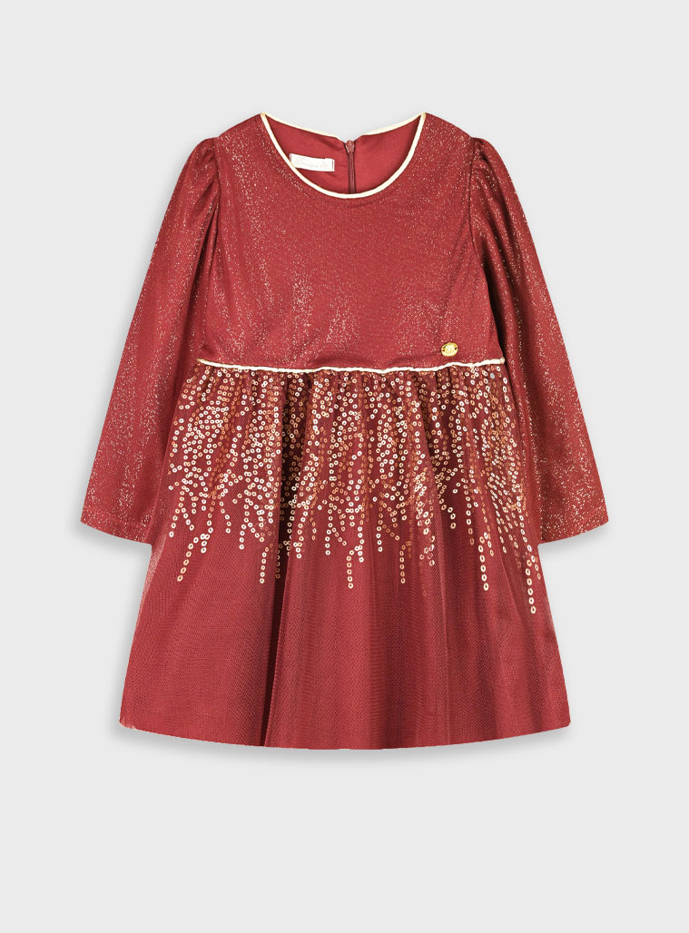 Παιδικά ρούχα - κορίτσι Energiers - ΣΗΜΑΝΤΙΚΟ: Σε περίπτωση διαφοράς τιμής από το κατάστημα ισχύει παντα και μόνο η τιμή του καταστήματος Boutique φόρεμα | ΜΠΟΡΝΤΩ