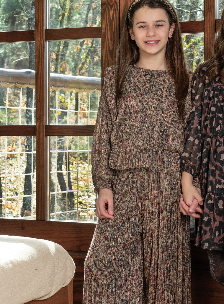 Παιδικά ρούχα - κορίτσι Energiers - ΣΗΜΑΝΤΙΚΟ: Σε περίπτωση διαφοράς τιμής από το κατάστημα ισχύει παντα και μόνο η τιμή του καταστήματος Boutique εμπριμέ παντελόνα | ΕΜΠΡΙΜΕ